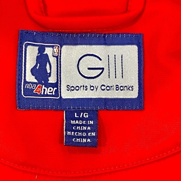 Houston Rockets red ladies NBA jacket size size large - Picture 7 of 9